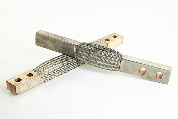 Flat connector copper braids